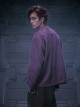 Autumn New Chinese Style Stand Collar Multicolor Artificial Suede Minimalist One-Button Tang Dynasty Suit Cyberpunk Long Sleeves Jacket