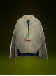 Autumn New Chinese Style Stand Collar Multicolor Artificial Suede Minimalist One-Button Tang Dynasty Suit Cyberpunk Long Sleeves Jacket