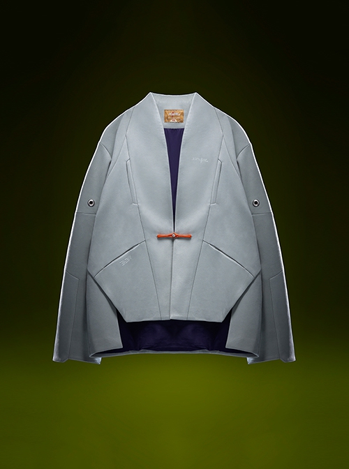 Autumn New Chinese Style Stand Collar Multicolor Artificial Suede Minimalist One-Button Tang Dynasty Suit Cyberpunk Long Sleeves Jacket