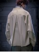 Apricot New Chinese Style Stand Collar One-Button Tang Dynasty Clothing Autumn Minimalist Cyberpunk Short Jacket