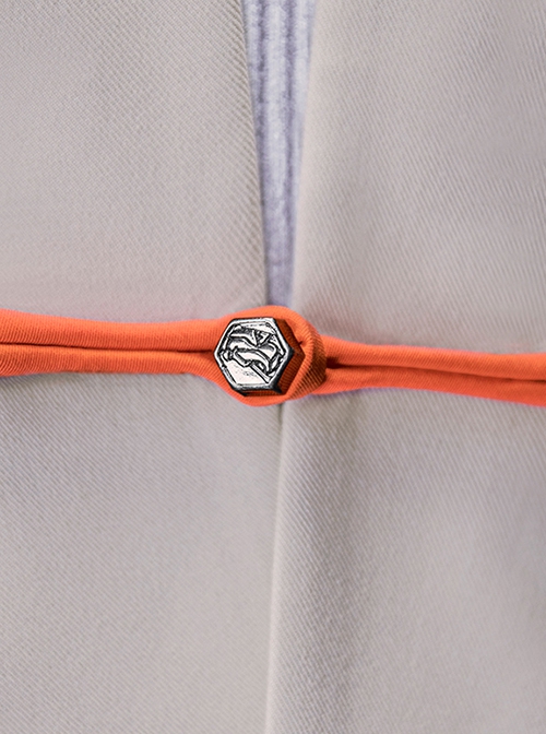Apricot New Chinese Style Stand Collar One-Button Tang Dynasty Clothing Autumn Minimalist Cyberpunk Short Jacket