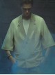 Sand Owl Series Summer American Casual Integrated Structure Flat Suit Collar Daiquiri Gray Green Loose Cyberpunk Short Sleeves Suit Jacket