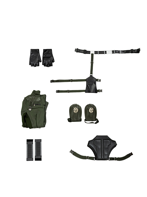 Thunderbolts Yelena Belova Black Widow Halloween Cosplay Costume Set Without Shoes And Props