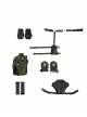 Thunderbolts Yelena Belova Black Widow Halloween Cosplay Costume Set Without Shoes And Props