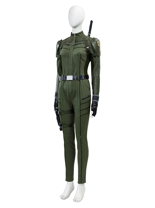 Thunderbolts Yelena Belova Black Widow Halloween Cosplay Costume Set Without Shoes And Props
