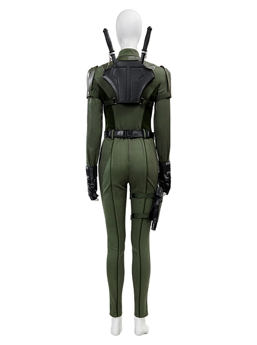 Thunderbolts Yelena Belova Black Widow Halloween Cosplay Costume Set Without Shoes And Props