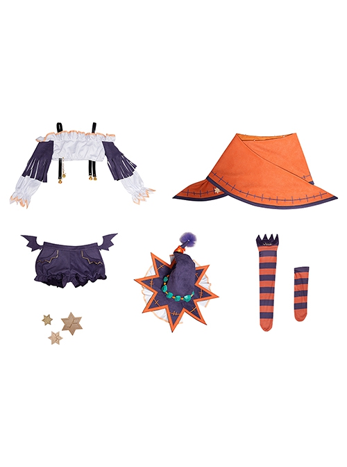 Date A Live Natsumi Kyouno Halloween Cosplay Costume Full Set