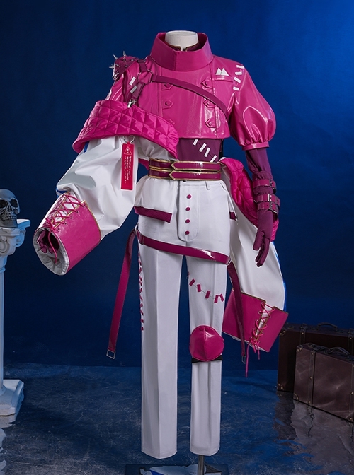 Game Identity V Cyberpunk Series Aesop Carl The Embalmer Halloween Cosplay Costume Set