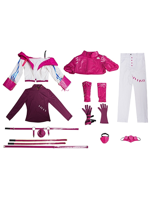 Game Identity V Cyberpunk Series Aesop Carl The Embalmer Halloween Cosplay Costume Set