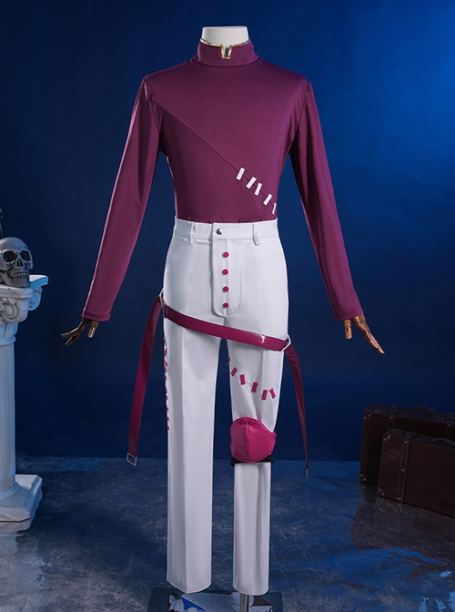 Game Identity V Cyberpunk Series Aesop Carl The Embalmer Halloween Cosplay Costume Set