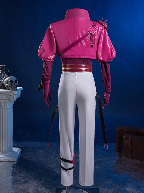 Game Identity V Cyberpunk Series Aesop Carl The Embalmer Halloween Cosplay Costume Set