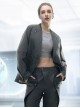 Aristoi IV Series Space Black Minimalist Style Integrated Fake Collar Adjustable Cuffs Cyberpunk Waterproof Suit Jacket