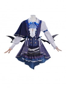 Vtuber Seren Azuma Halloween Formal Dress Outfit Halloween Cosplay Costume Full Set