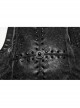 Cool Black Skull Pattern Gem Rivet Decoration PU Leather Doomsday Gothic Style Backpack