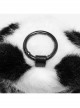 Cool Metal Rivet Leather Buckle Decoration Punk Style Cute Panda Doll Pendant
