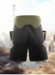 Summer Loose Drop Crotch Multi-Pocket Back Waist Mecha Piece Design Irregular Trouser Legs Cyberpunk Six-Point Pants