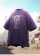 Smart Machine Rebirth J-Type Washed Gradient Discharge Printing Loose Cyberpunk Short Sleeves T-Shirt