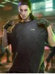 Summer Street Loose Washed Gradient Irregular Hem Cyberpunk Short Sleeves T-Shirt