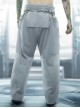 Ghost Hacker Autumn Winter Street Casual High Waist Loose Splicing Deconstruction Both Sides Metal Buckle Cyberpunk Cargo Trousers