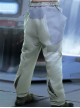 Chinese Style Winter Mecha Street Contrast Color Plus Velvet Thickened Waterproof Cyberpunk Ski Trousers