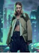 Autumn Winter Street Urban Functional Style High Collar Color Matching Design Loose Padded Cyberpunk Short Jacket