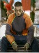 Autumn Winter Street Loose Round Neck Pullover Color Matching Splicing Cyberpunk Long Sleeves Sweater