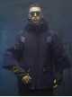 Japanese Style Urban Functional Style Waterproof Drop Shoulders Reflective Detachable Hood Collar Cyberpunk Taoist Robe Jacket