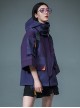Japanese Style Urban Functional Style Waterproof Drop Shoulders Reflective Detachable Hood Collar Cyberpunk Taoist Robe Jacket