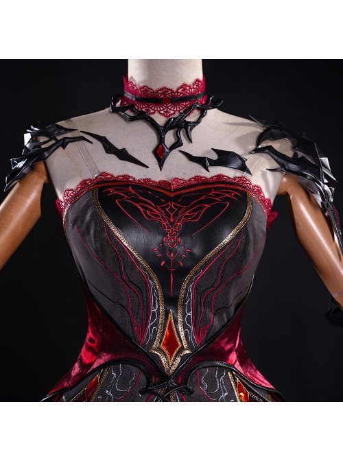 Game Love And Deepspace Player Controls Character Abyssal Chaos Halloween Cosplay Costume Full Set