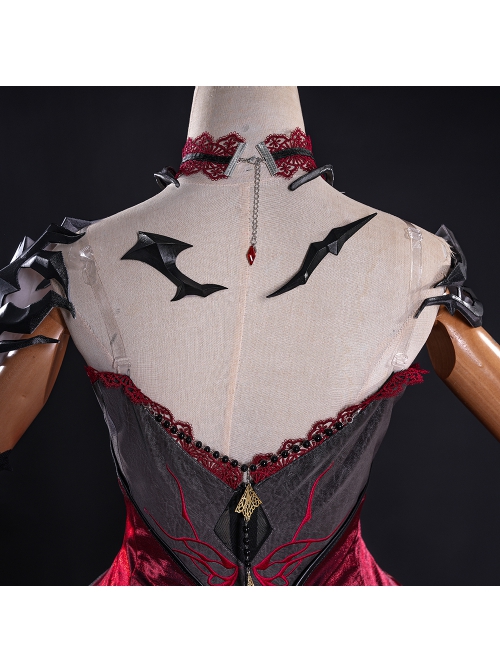 Game Love And Deepspace Player Controls Character Abyssal Chaos Halloween Cosplay Costume Full Set