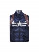 Captain America The Winter Soldier Captain America Stealth Battle Suit Bodysuit Halloween Cosplay Costume Set