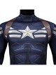 Captain America The Winter Soldier Captain America Stealth Battle Suit Bodysuit Halloween Cosplay Costume Set