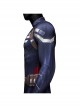 Captain America The Winter Soldier Captain America Stealth Battle Suit Bodysuit Halloween Cosplay Costume Set