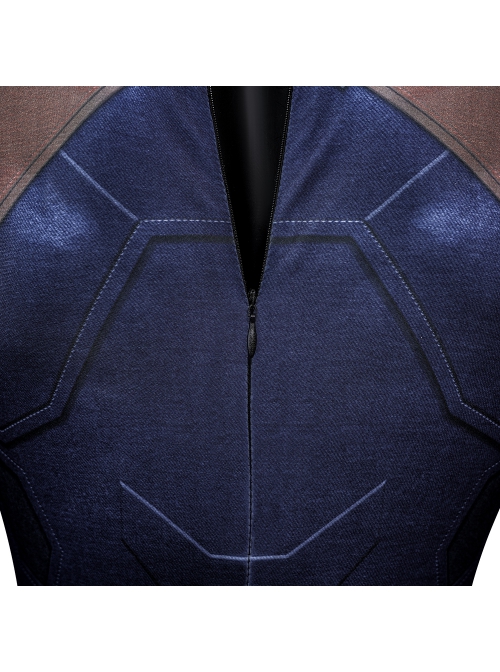 Captain America The Winter Soldier Captain America Stealth Battle Suit Bodysuit Halloween Cosplay Costume Set