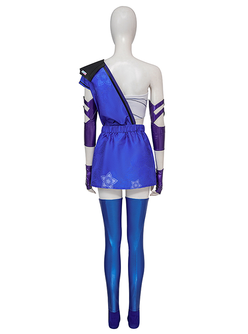 Game Marvel Rivals Psylocke Halloween Cosplay Costume Set Without Shoes And Katana
