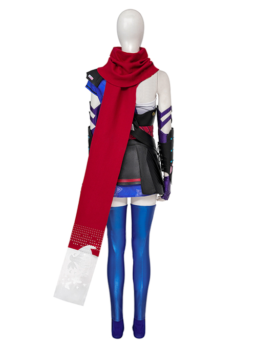 Game Marvel Rivals Psylocke Halloween Cosplay Costume Set Without Shoes And Katana