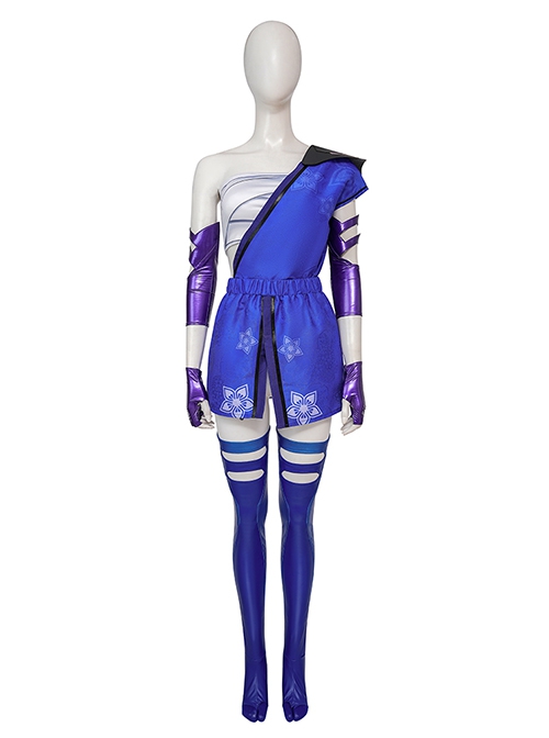 Game Marvel Rivals Psylocke Halloween Cosplay Costume Set Without Shoes And Katana