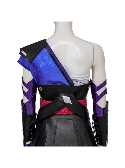 Game Marvel Rivals Psylocke Halloween Cosplay Costume Set Without Shoes And Katana