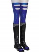 Game Marvel Rivals Psylocke Halloween Cosplay Accessories Black Boots