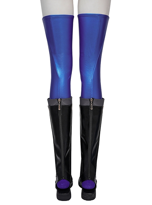 Game Marvel Rivals Psylocke Halloween Cosplay Accessories Black Boots