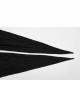 Black Simple Daily Handsome Irregular Hem Punk Style Long Sleeves Jacket