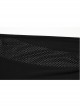 Black Daily Simple Unique Personality Hollow Mesh Splicing Punk Style Tight Pants