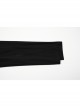 Black Daily Simple Unique Personality Hollow Mesh Splicing Punk Style Tight Pants