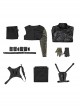 Thunderbolts Winter Soldier Halloween Cosplay Costume Set Without Shoes And Props