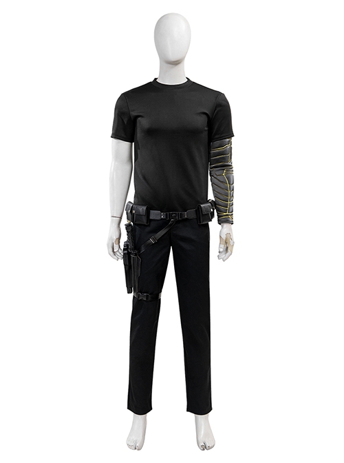 Thunderbolts Winter Soldier Halloween Cosplay Costume Set Without Shoes And Props