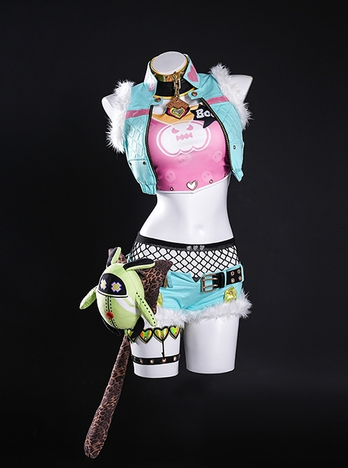 Game Zenless Zone Zero Nicole Demara New Skins Boss Of The Cunning Hares  Halloween Cosplay Costume Full Set