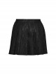 Black Daily Simple Unique Metal Chain Decoration Exquisite Lace Dark Pattern Pleated Gothic Style Skirt
