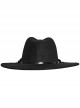 Black Elegant Gorgeous Retro Pearl Decorated Cross Pendant Embellished Gothic Style Hat
