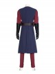 Animation Star Wars The Clone Wars Anakin Skywalker Halloween Cosplay Costume Blue Long Vest