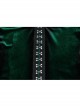Elegant Green Gradient Print Sexy Square Neck Design Personality Hem Gothic Long Sleeves T Shirt